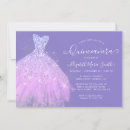 Recherche de violet 16ans anniversaire invitations Quinceanera