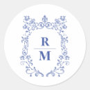 Recherche de crest mariage autocollants Initiales