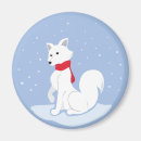Recherche de renard arctique magnets Hiver