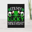 Recherche de st patrick anniversaire cartes Feuille de trèfle