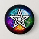 Recherche de pentagramme badges Sorcière