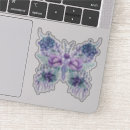Recherche de illustration de papillon autocollants Coloré