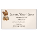 Recherche de yorkshire cartes visite Dog