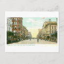 Recherche de rue principale cartes postales Vintage