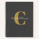 Zoek naar monogrammed notitieboeken Minimalistisch