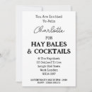 Recherche de balles de foin invitations Élégant
