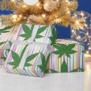 Recherche de feuille de mauvaise herbe papier cadeau Fumée