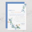 Recherche de orange et bleu invitations Simple