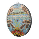 Recherche de peint jeux de fléchettes Peint à la main