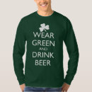 Recherche de bière verte tshirts Humour