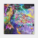 Recherche de vitrail magnets Fleurs