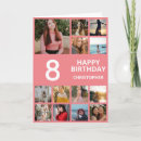 Recherche de de 8 ans anniversaire cartes Collage photo
