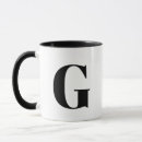 Recherche de lettre tasses Noir et blanc