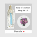 Recherche de lourdes autocollants Notre dame des lourdes