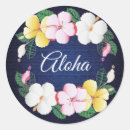Recherche de fleur hawaii autocollants Fleurs