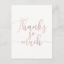 Recherche de thank you cartes postales Typographie