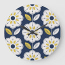 Recherche de motif floral horloges Arrière plan