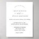 Recherche de faire part de mariage posters Minimaliste