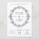 Recherche de floral bleu mariage invitations Romantique