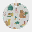 Recherche de animaux de forêt ornements Noël