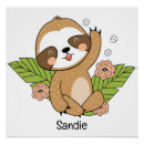 Zoek naar grappige luiaard posters Baby sloth