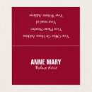 Recherche de magenta foncé cartes visite Pour elle