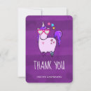 Recherche de licorne rose vœux cartes Rose et violet