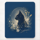 Recherche de chat gothique tapis souris Noir