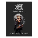 Zoek naar vrouwen humor posters Sarcasme