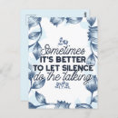 Recherche de silence cartes postales Citations inspirantes