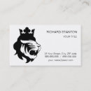 Recherche de lions cartes visite Tête de lion