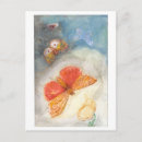Recherche de peinture papillon cartes postales Fleur