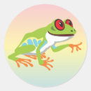Recherche de grenouille rouge autocollants Sauvage