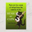 Recherche de chat musicien cartes postales Musique
