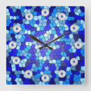 Zoek naar schaduw klokken Blauw