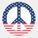 Recherche de symbole américain autocollants Paix