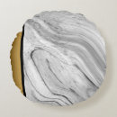 Recherche de marbre noir coussins Monochrome