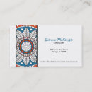 Recherche de mehndi cartes visite Mandala
