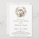 Recherche de hérisson mignon invitations Verdure
