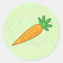 Recherche de carotte mignonne autocollants Orange