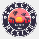 Recherche de cancun mexique autocollants Tropical