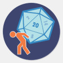 Recherche de d20 autocollants Donjons