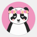 Recherche de pandas mignons autocollants De panda