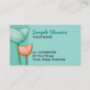 Recherche de fleurs oranges cartes visite Pour elle