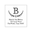 Recherche de timbre de fleur Monogramme