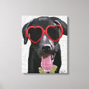 Recherche de labrador noir art Feuille de fleur