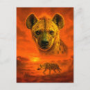Recherche de hyennas cartes postales Savane