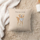 Recherche de amour chiot coussins Bleu