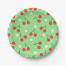 Recherche de fleurs blanches assiettes en papier Vert