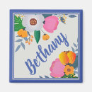 Recherche de cadre bleu magnets Fleur